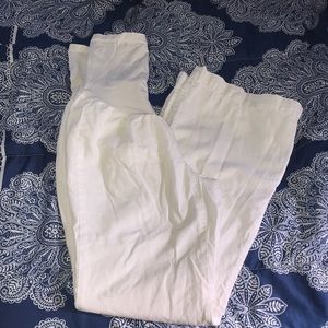 Maternity linen pants